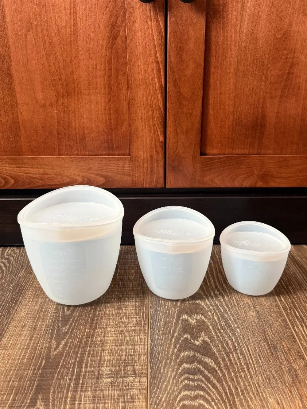 Pampered Chef Silicone Bowl Prep Set – Set of 3